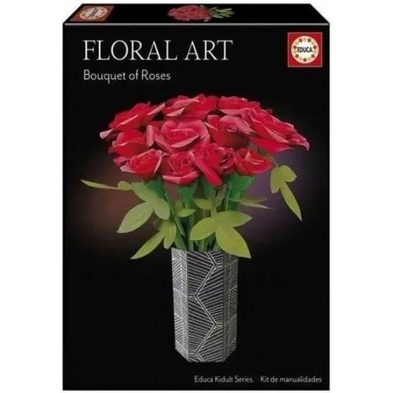 Educa Floral Art Puslespil – 1000 Brikker, Roser