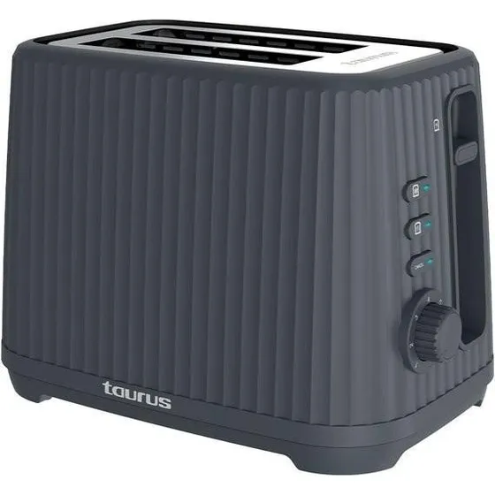 Taurus Jonic Toast Brødrister 2 Skiver, 1150W, Sort