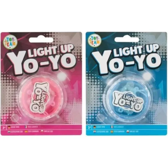 Grafix Yo-yo med lys, blå