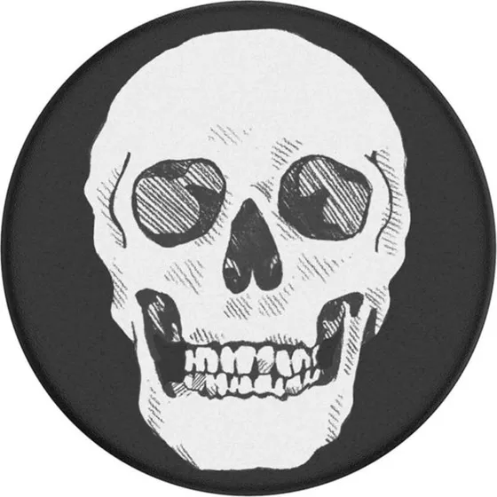 PopSockets Shaky Bones White Aftageligt Greb med Stander