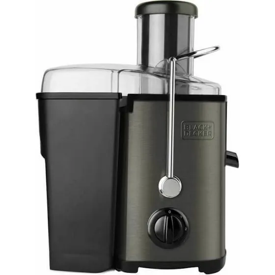Black & Decker BXJE600E Juicer 1,2 L, 600 W, sort/grå