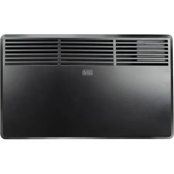 Black+Decker Elradiator 1200W, sort, vægmonteret