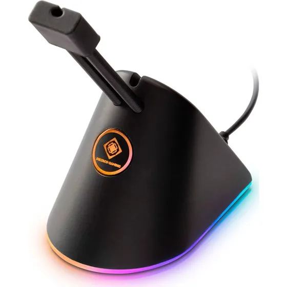 Deltaco Gaming Mus Bungee med Justerbar Arm (RGB) - Sort