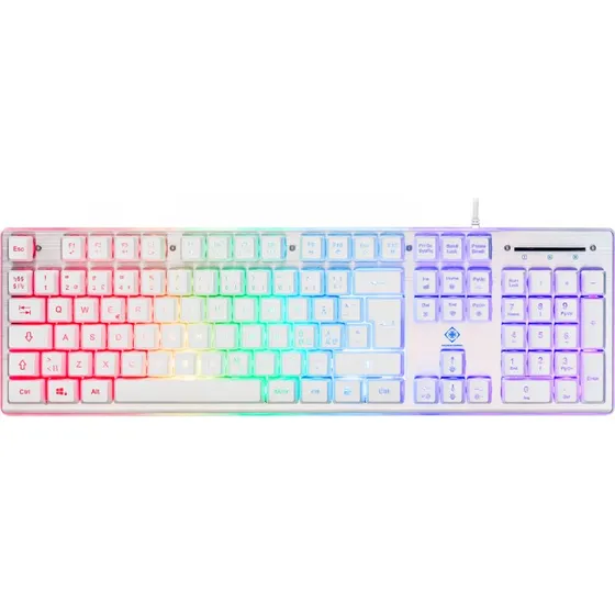 Deltaco Gaming WK75 RGB Tastatur, Nordisk, Orange