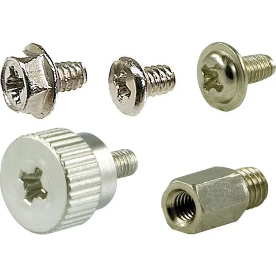 Deltaco Kit med skruer til chassie/FDD/HDD + spacer, 10/50-pack