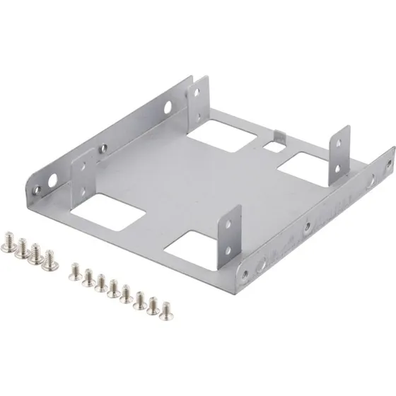 Deltaco 2x2,5" til 3,5" Harddiskadapter - Metal