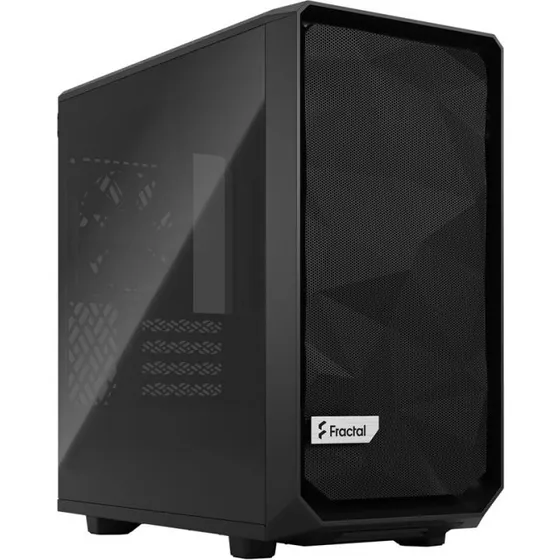 Fractal Design Meshify 2 Mini mATX, Sort (TG)