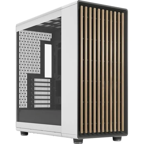 Fractal Design North XL RC White TG Clear - Miditower, hvid