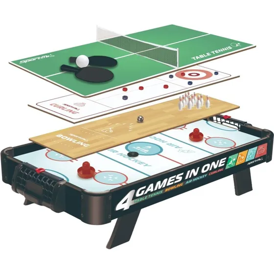 SportMe Brætspil 4 i 1 – 69 x 37 x 22 cm