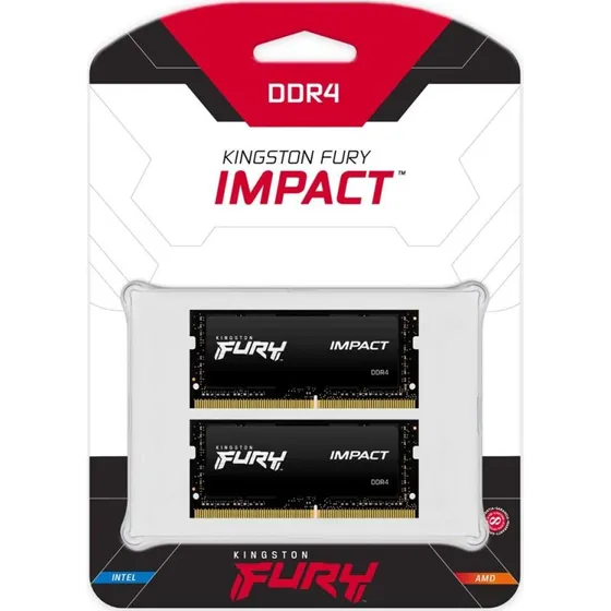 Kingston FURY Impact 64 GB DDR4 3200 MHz CL20 SODIMM (2x32GB)