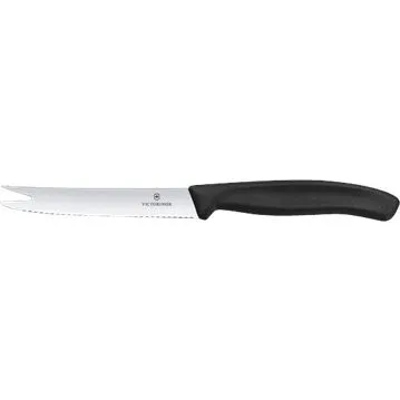 Victorinox Swiss Classic Ost- og Pølsekniv 11 cm, sort