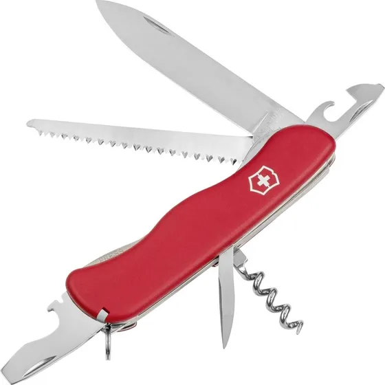 Victorinox Forester Lommekniv med Træsav og Låseblad, Rød