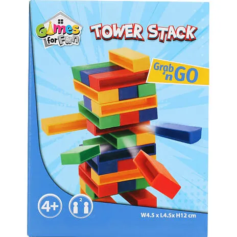 Games for fun Tower Stack - Rejsespil for 2 spillere
