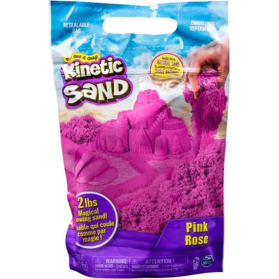 Kinetic Sand Pink 907 g, resealable bag