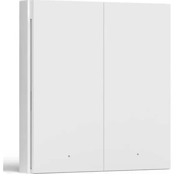 Aqara H1 Smart Vægafbryder H1 (Dobbelt, Ingen Neutral, Hvid)