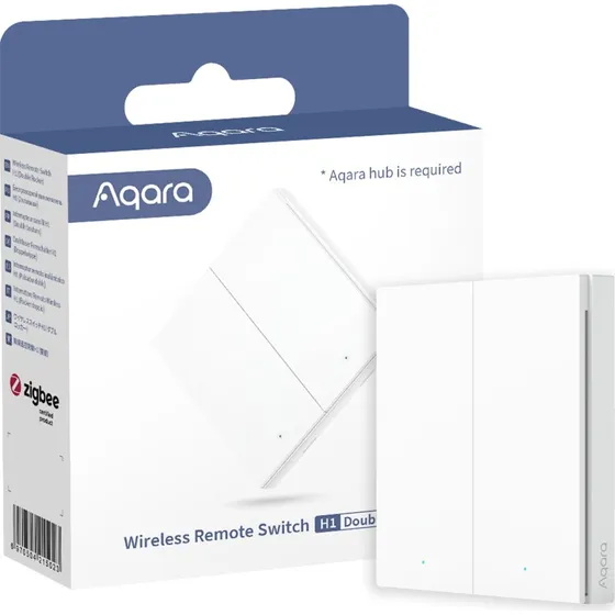 Aqara Wireless Remote Switch H1 Dobbelt Vipper