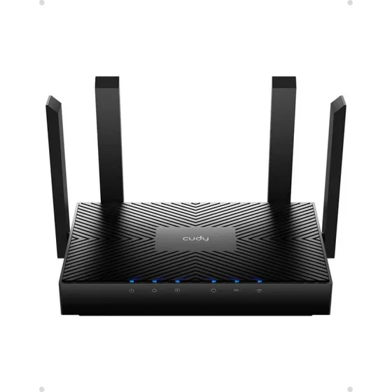Cudy WR3000 Wi-Fi 6 Router, 4-port Gigabit, sort