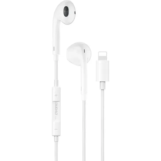 Dudao X14+ Høretelefoner med Lightning, Hvid