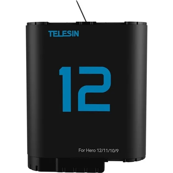 Telesin S0-ECB-02-TGP batteri til GoPro Hero 9-12, 1720mAh