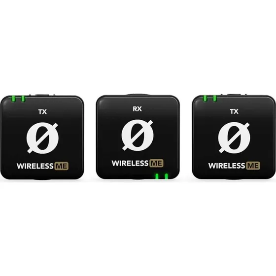 Røde Wireless ME Dual Trådløs Mikrofonsystem, Sort (2 Sendere)