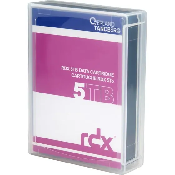 Tandberg RDX 5 TB HDD-kassette med 3 års service