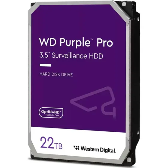 WD 22TB Purple Pro Surveillance 7200RPM 3,5"