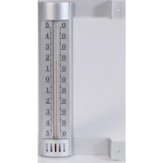 Termometerfabriken Udendørs Termometer -50 til +50°C, sølv