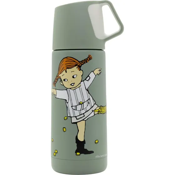 Pippi Langstrømpe Cirkus Termokande 350 ml Grøn