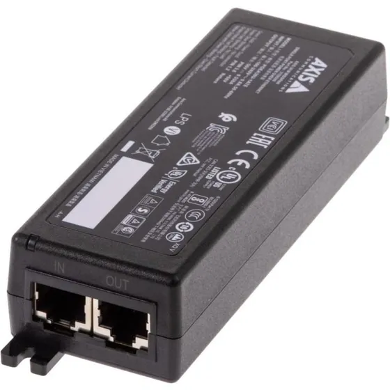 Axis 02172-002 30 W PoE Midspan, sort