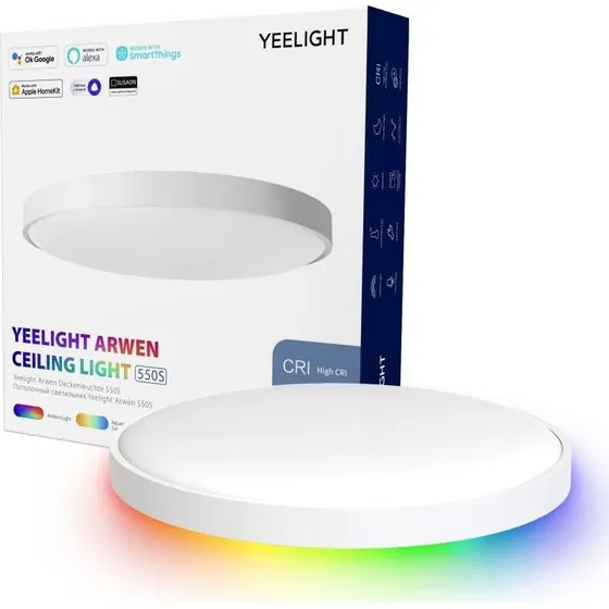 Yeelight Arwen 550S LED Loftlampe, hvid, 55 cm, RGB & dæmpbar