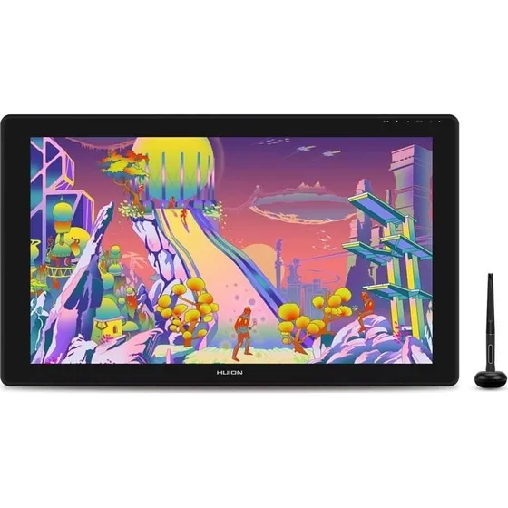 Huion Kamvas 24 Plus 23,8" QHD Tegneplade med Skærm, Sort