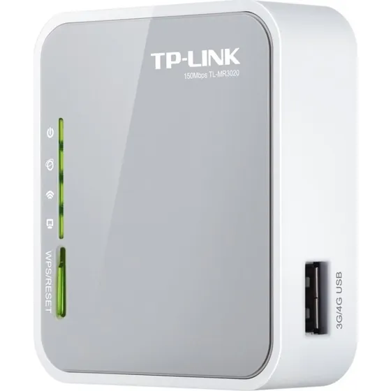 TP-Link TL-MR3020 3G/4G Trådløs Router, 150Mbps