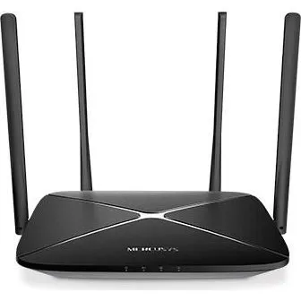 Mercusys AC12G Dual-Band WiFi-router med 3 LAN-porte