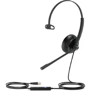 Yealink UH34 Mono UC Hovedtelefon Sort