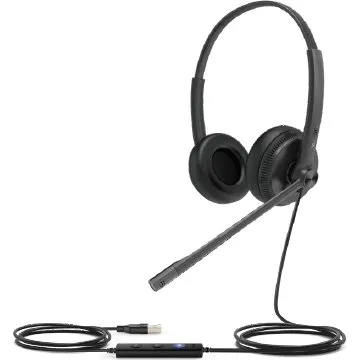 Yealink UH34 Lite Kabelt Hovedtelefon Sort