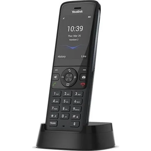 Yealink W78H DECT-telefon sort med opkalds-ID