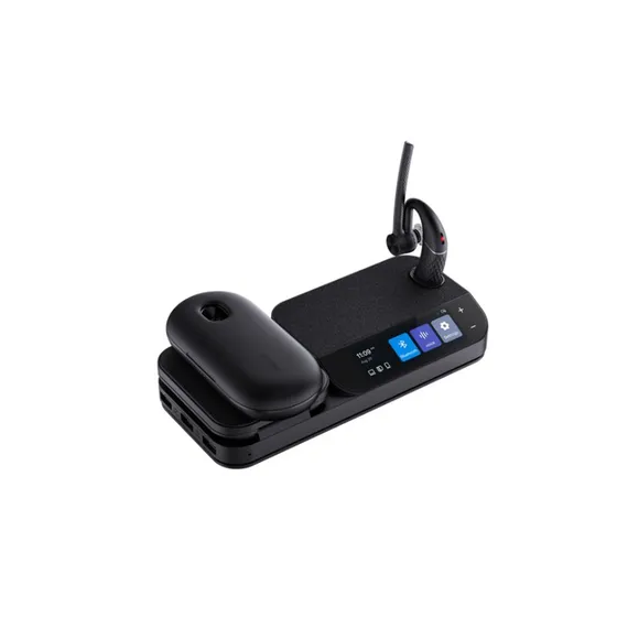 Yealink BH71 Workstation Pro Trådløs Høretelefon Sort