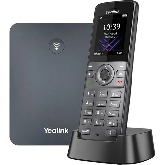 Yealink W74P grå trådløs VoIP-telefon med Bluetooth