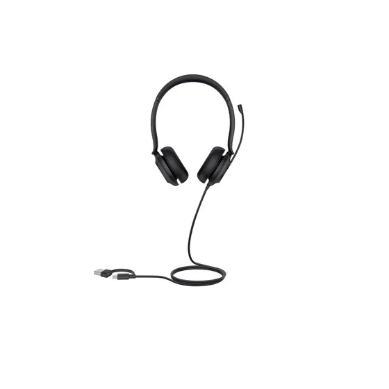 Yealink UH35 Dual UC USB-C/A Høretelefoner Sort