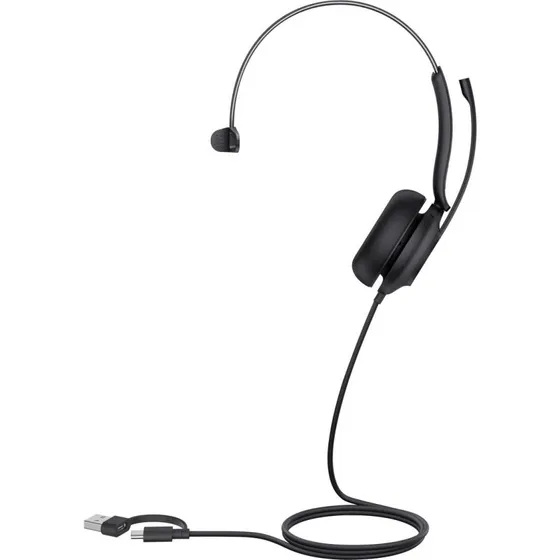 Yealink UH35 Mono USB-C Headset, Sort