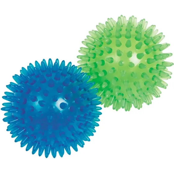 Spordas Koncentrationsbolde 2 stk Ø8 cm – grøn/blå