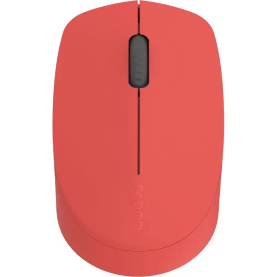 Rapoo M100 Trådløs Mus Rød (Bluetooth/2,4GHz)