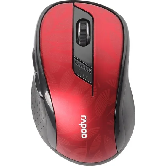 Rapoo M500 Silent Trådløs Optisk Mus Rød