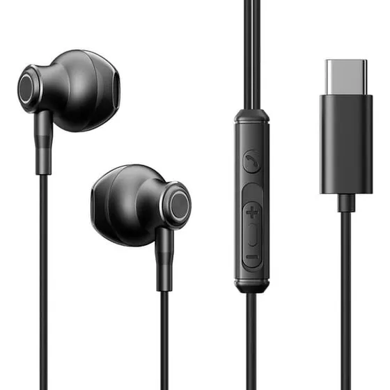 Joyroom JR-EC07 USB-C In-Ear Høretelefoner - Sort