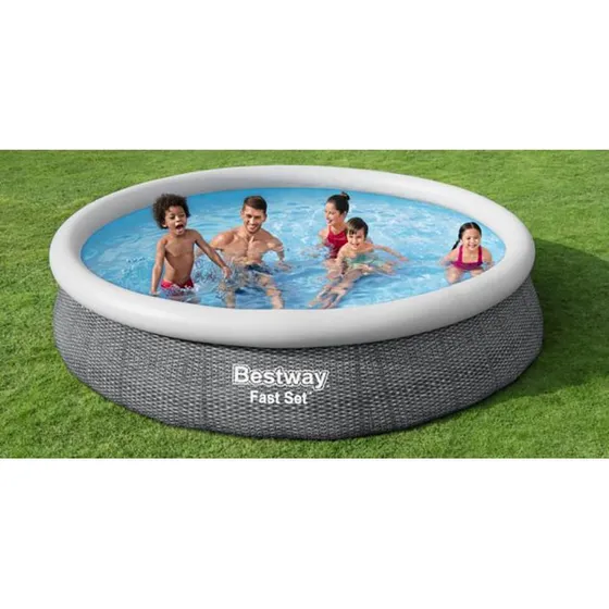 Bestway Fast Set Pool 3,66 x 76 cm Grå
