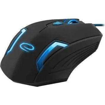 Esperanza MX205 FIGHTER Optisk Gaming Mus Sort Blå