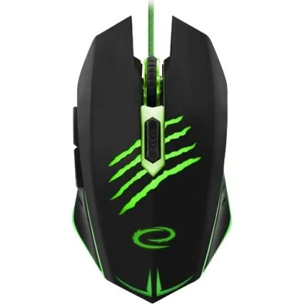 Esperanza MX209 CLAW Gaming Mus - Sort Grøn