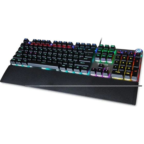 iBOX AURORA K-3 Gaming Tastatur, Sort/Sølv, USB, QWERTY