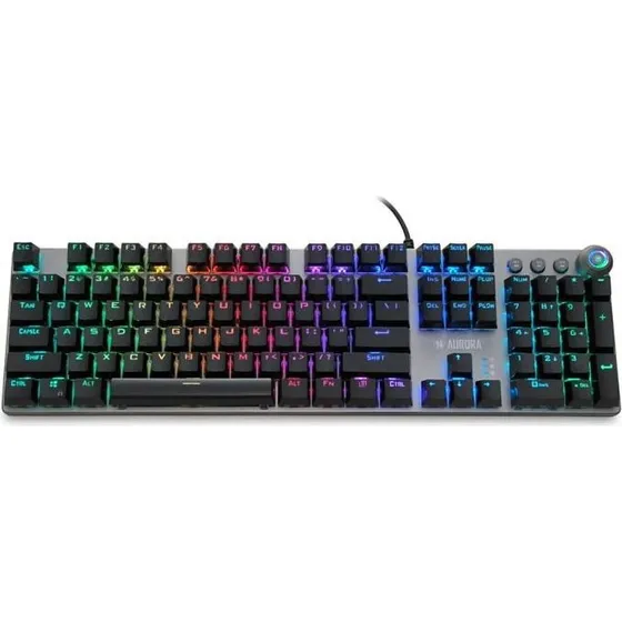 iBox Aurora K-4 Mekanisk Gaming Tastatur, RGB, USB, Sort