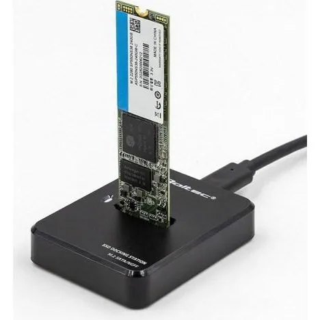 Qoltec M.2 SATA SSD-dockingstation USB-C